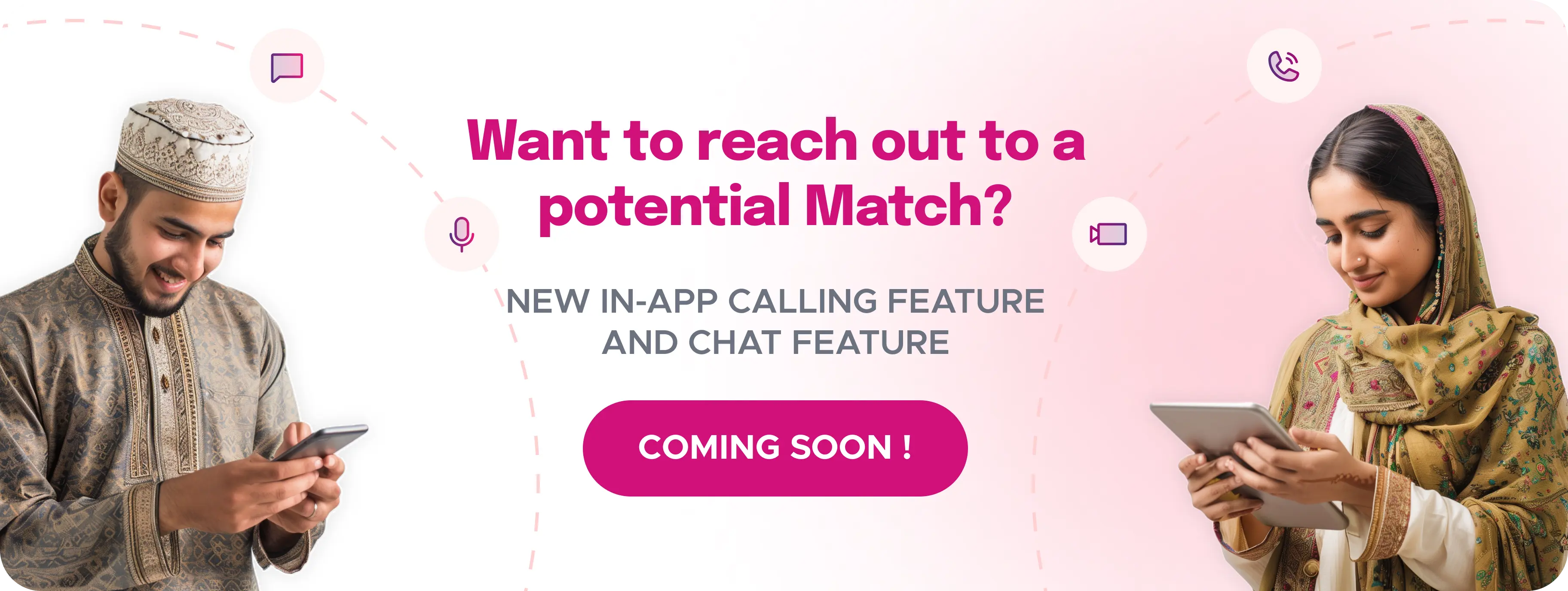 Advertisement for community features